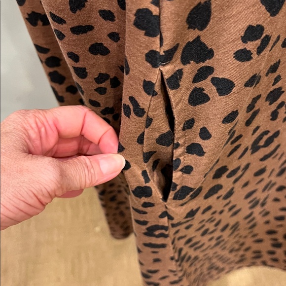 LuLaRoe Brown and Black Patterned Dress - Picture 5 of 5